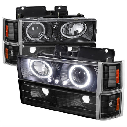 Halo Led Headlights Chevrolet C 1500 2500 1994 to 1998