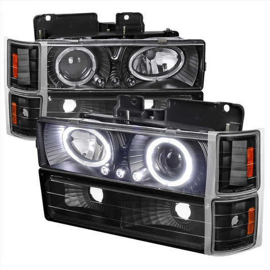 Faros Led Halo Chevrolet C/k 1500 2500 1994 1995 A 1998