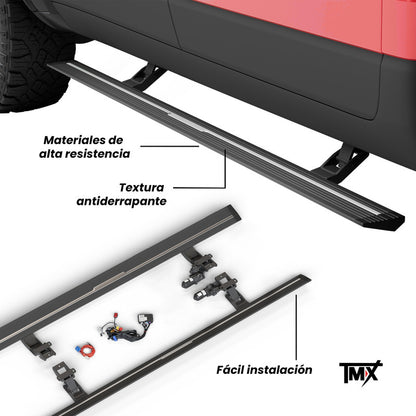 Par De Estribos Eléctricos F-150 Lobo 2021 2022 2023 2024