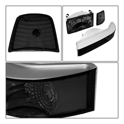 Faros Para F150/f250 Bronco 92 93 94 95 96