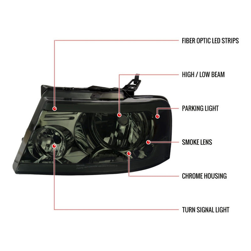 Led Headlights F-150 Lobo 2004 2005 2006 2007 2008