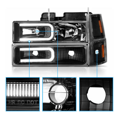 Par Faros Chevy C10 C/k 1500 2500 1994 1995 1996 1997 1998