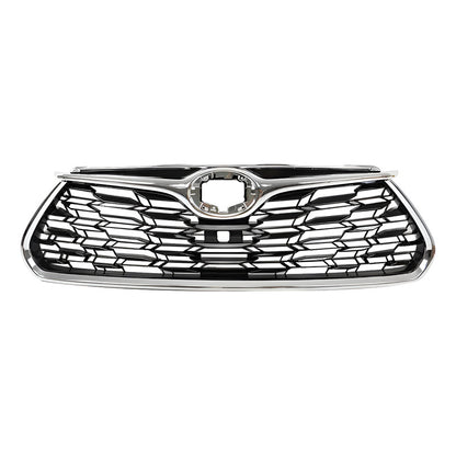 Parrilla Delantera Toyota Highlander Negro/cromo 2020 A 2022 Negro-cromado Brillante