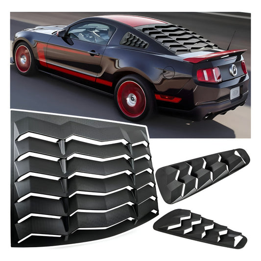 Louvers Combo Ford Mustang 2005 2006 2007 2008 2009 A 2014 Negro