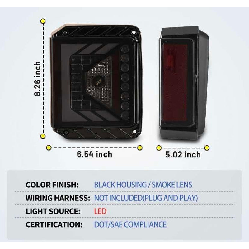 Calaveras Led Jeep Wrangler Jk 2007 a 2016