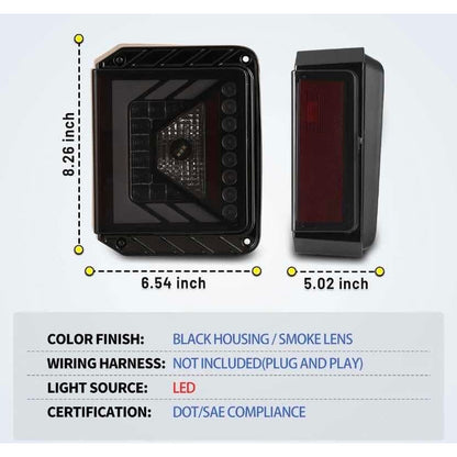 Calaveras Led Jeep Wrangler Jk 2007 a 2016