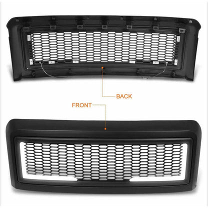 Parrilla Panal Ford F-250/f-550 Led Drl 2008 2009 2010