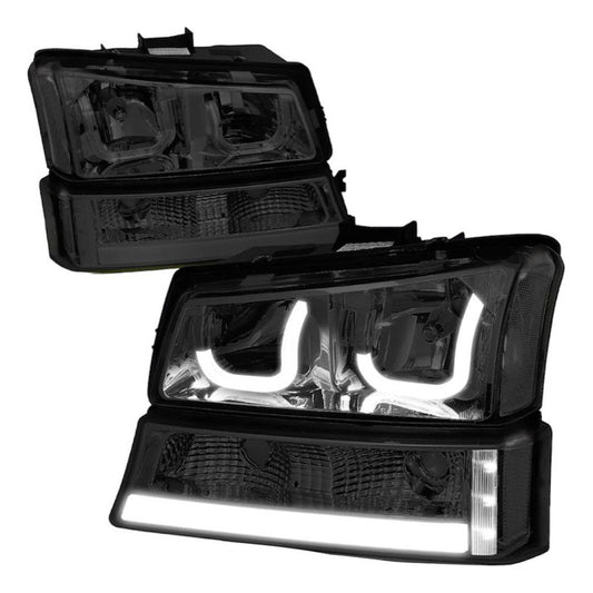 Led Drl Headlights Chevrolet Silverado Avalanche 2003 to 2007