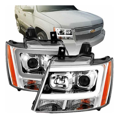 Led Headlights Chevy Suburban Tahoe 2007 2008 2009 To 2014
