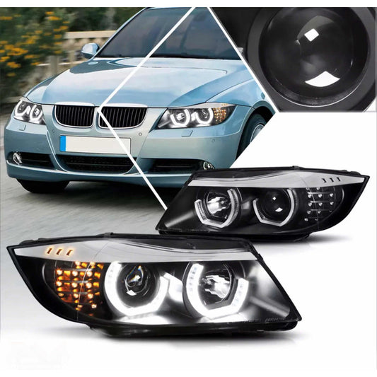 Faros Led De Proyector Para Bmw E90 Serie 3 2006 2007 2008