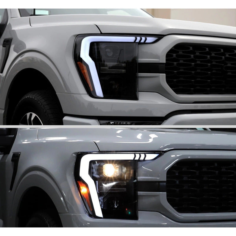 Par De Faros Ford F-150 Drl Led  2021 2022 2023