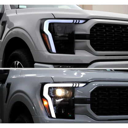 Par De Faros Ford F-150 Drl Led  2021 2022 2023