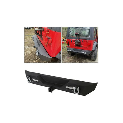 Par De Defensas Para Jeep Wrangler Tj Yj 87-06 Con Luces Led