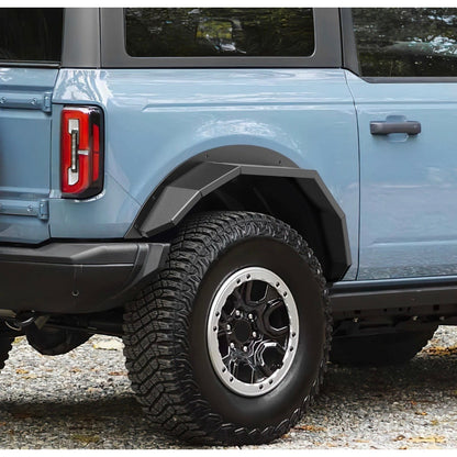 Cantoneras Delanteras Y Traseras Ford Bronco 2021 A 2024 Negro