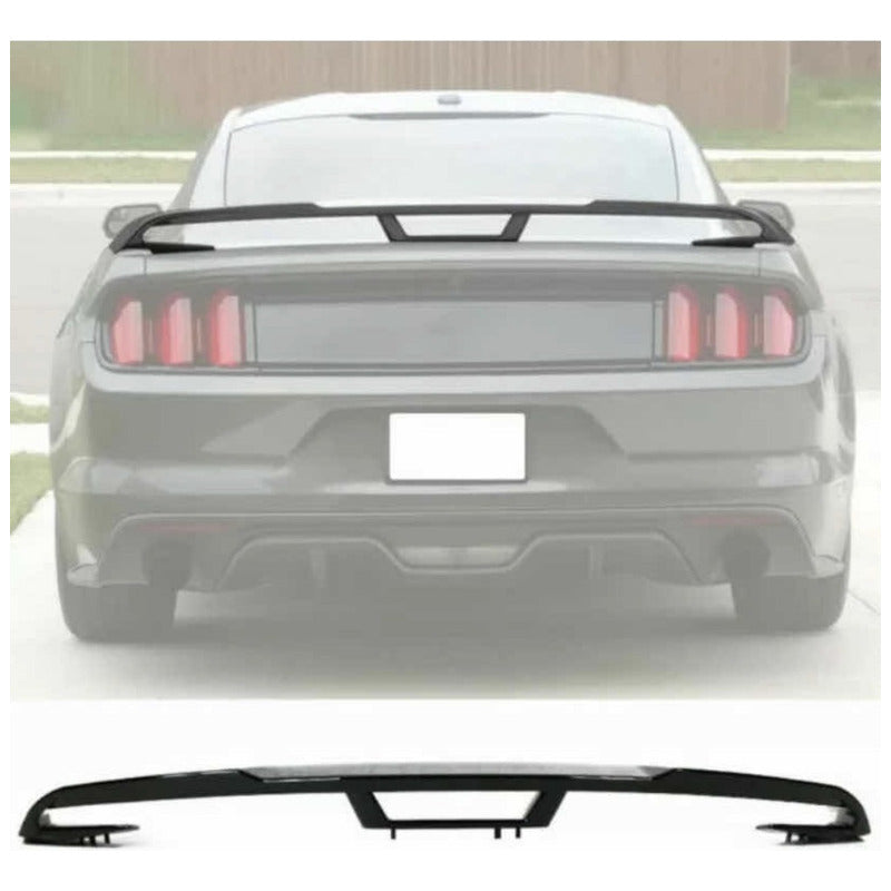 Spoiler Trasero Mustang Gt500 Con Daño 2015 2016 A 2020 Negro