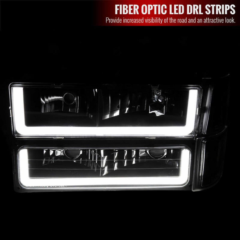 Faros Led Gmc C10/sierra/suburban/yukon 94 95 96 97 98 Izquierdo