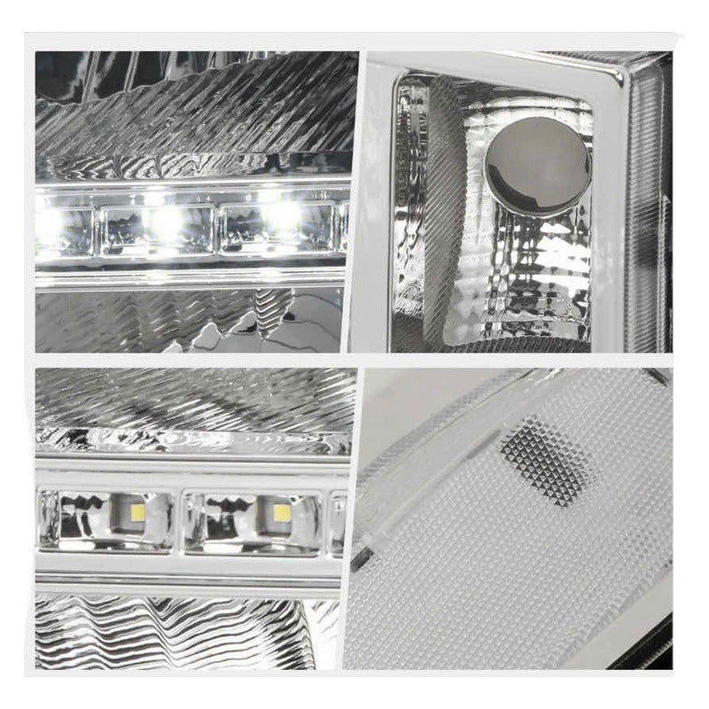 Faro Led Drl Gmc Sierra Derecho 2007 2008 2009 A 2014