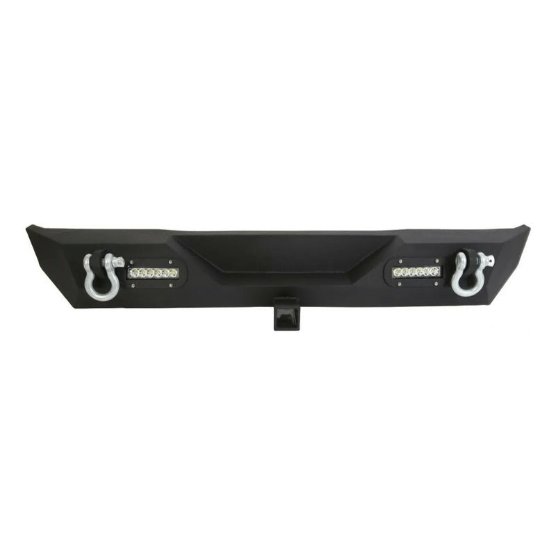 Par De Defensas Para Jeep Wrangler Tj Yj 87-06 Con Luces Led Negro