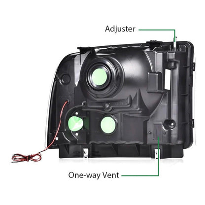 Faros Led Ford F-250 F-350 F-450 F-550 2005 2006 2007