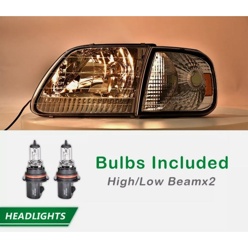 Headlights Ford Lobo F-150 1997 to 2002 Expedition 1997 to 2003
