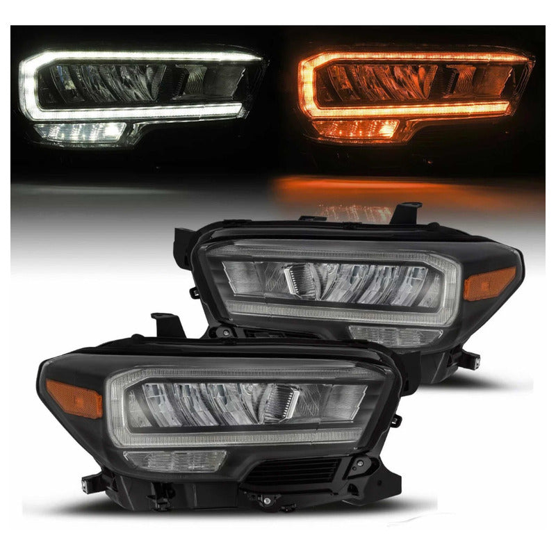 Led Drl Headlights Toyota Tacoma 2016 to 2020 Alpharex