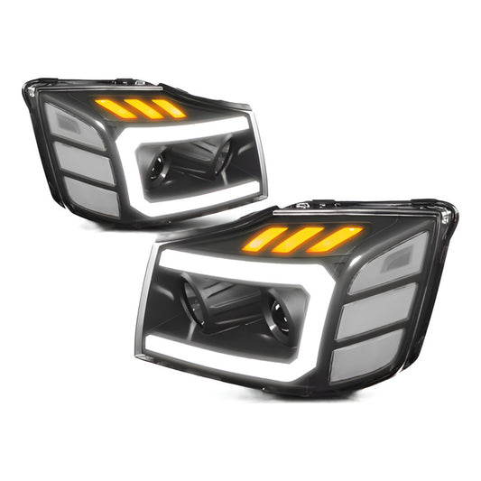 Faros Led Drl Para Nissan Titan Armada 2004 2005 2006 A 2015