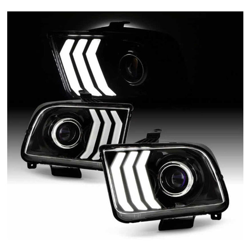 Par De Faros Led Ford Mustang 2005 2006 2007 2008 2009