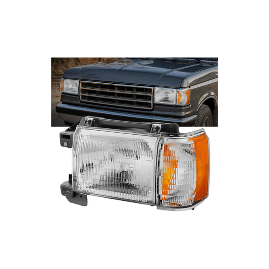 Faro Izquierdo Ford F-150 F-250 F-350 Bronco 1987 A 1991