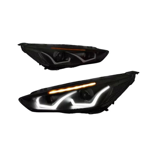 Faros Led Para Ford Focus Ahumado/ambar 2015 2016 2017 2018