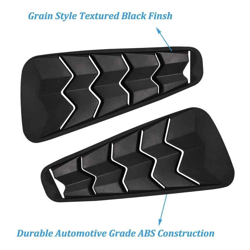 Louvers Laterales Ford Mustang 2005 2006 2007 A 2014 Negro
