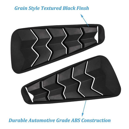 Louvers Laterales Ford Mustang 2005 2006 2007 A 2014 Negro