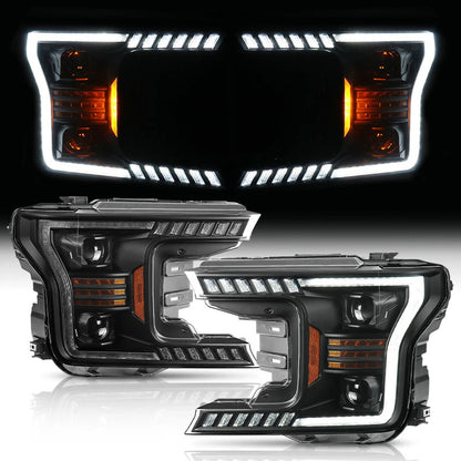 Faros Led Drl  F-150 Lobo 2018 2019 2020