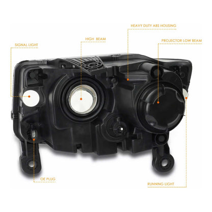 Faros Proyector Ambar Para Grand Cherokee 2014 2015 2016