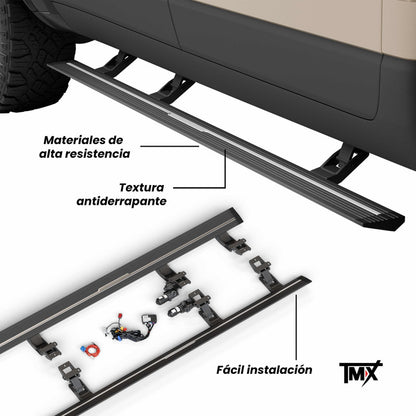 Estribos Eléctricos Chevrolet Silverado Cheyenne 2019 a 2024
