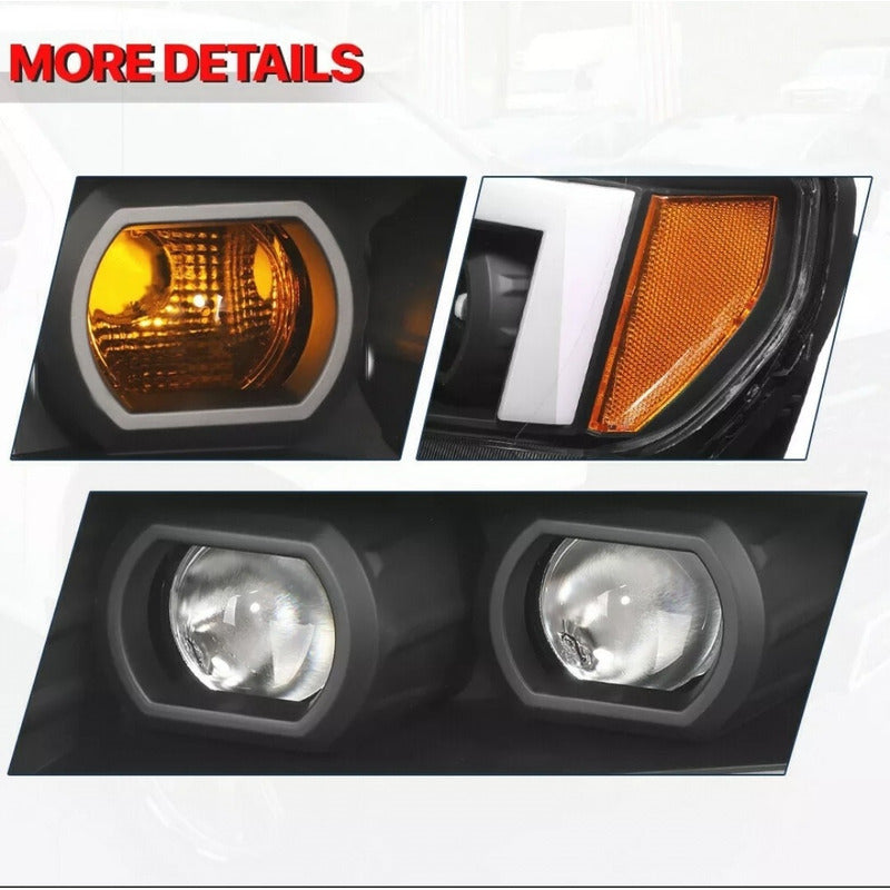 Faros Led Drl Chevy Silverado 1500 2019 2020 2021