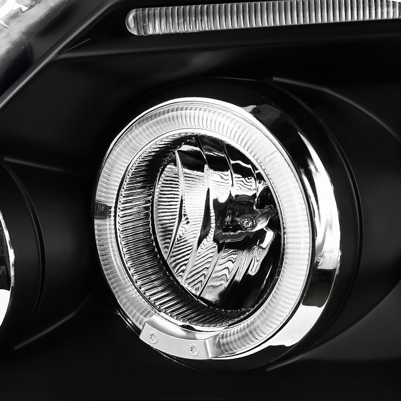Dual Halo Led Headlights Toyota Tacoma 2005 to 2011