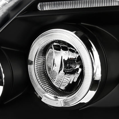 Dual Halo Led Headlights Toyota Tacoma 2005 to 2011