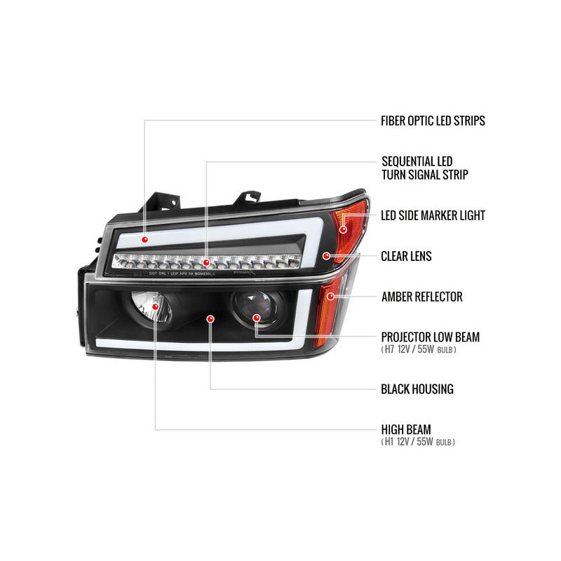 LED Headlights Chevrolet Colorado 2004 to 2012