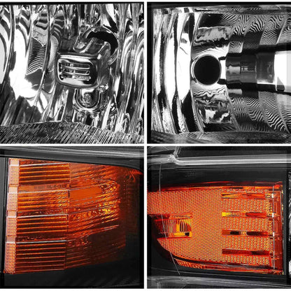 Faros Negro/ámbar Para Chevrolet Silverado  2019 2020 2021
