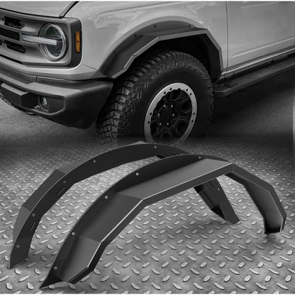 Cantoneras Delanteras Ford Bronco 4d 2021 2022 2023 2024 Negro