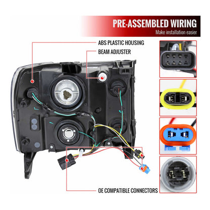 Faros Led Gmc Sierra 2007 2008 2009 2010 2011 2012 2013