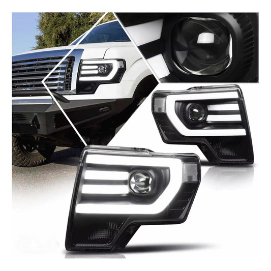 Faros Led Para Ford Lobo F-150 2009 2010 2011 2012 2013 2014