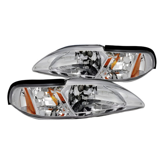 Faros Led Mustang Cromados 1994 1995 1996 1997 1998