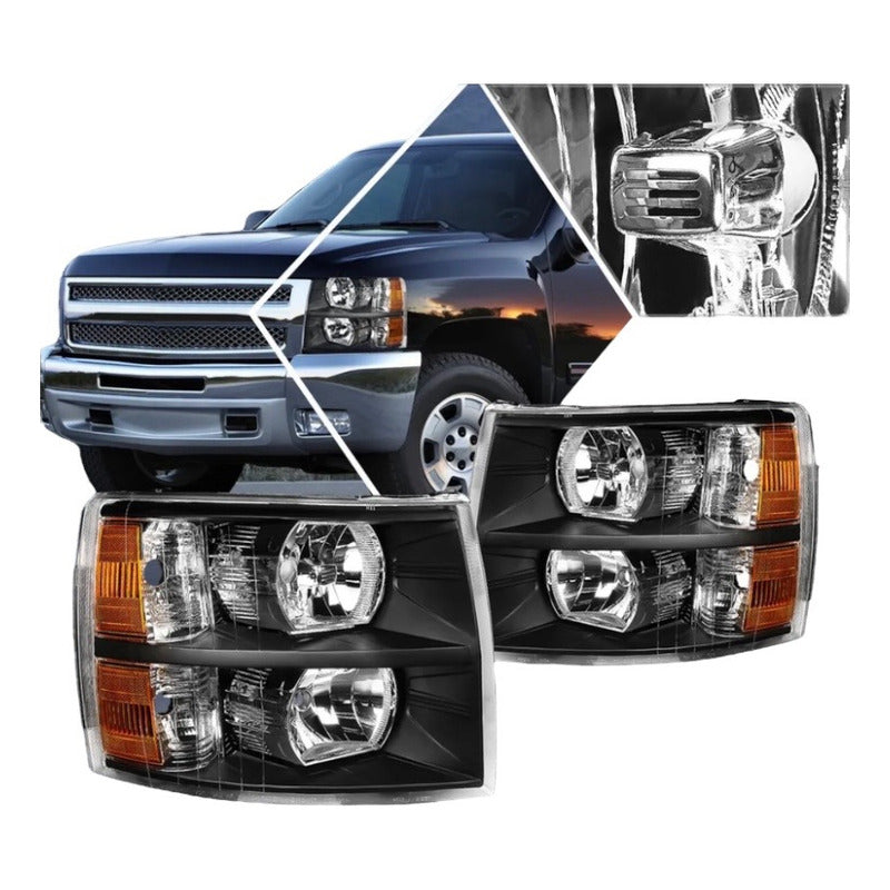 Faros Silverado Cheyenne 2007 2008 2009 2010 2011 A 2013