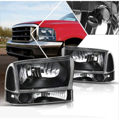 Ford F250 F350 Super Duty Headlights 1994 to 2004