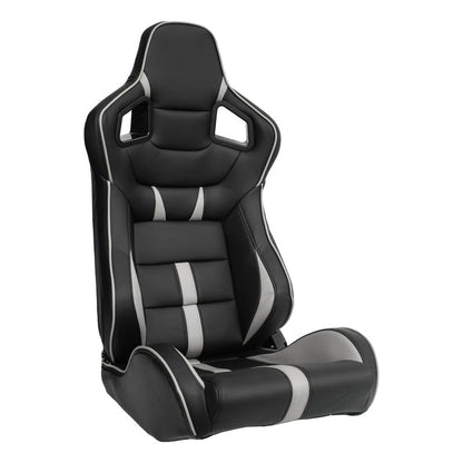 Pair of Universal PVC Racing Style Seats