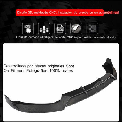 Lip Fibra Carbono Mb W205 C205 C250 C300 C43 2015 2016 2017