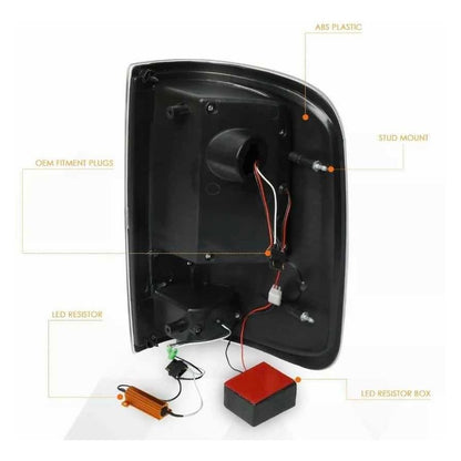 Calaveras Led Para Ford F-150/ Lobo  2004 2005 A 2008
