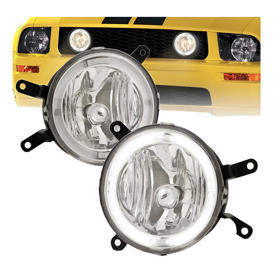 Faros De Niebla Mustang Gt Halo 2005 2006 2007 2008 2009 Transparente