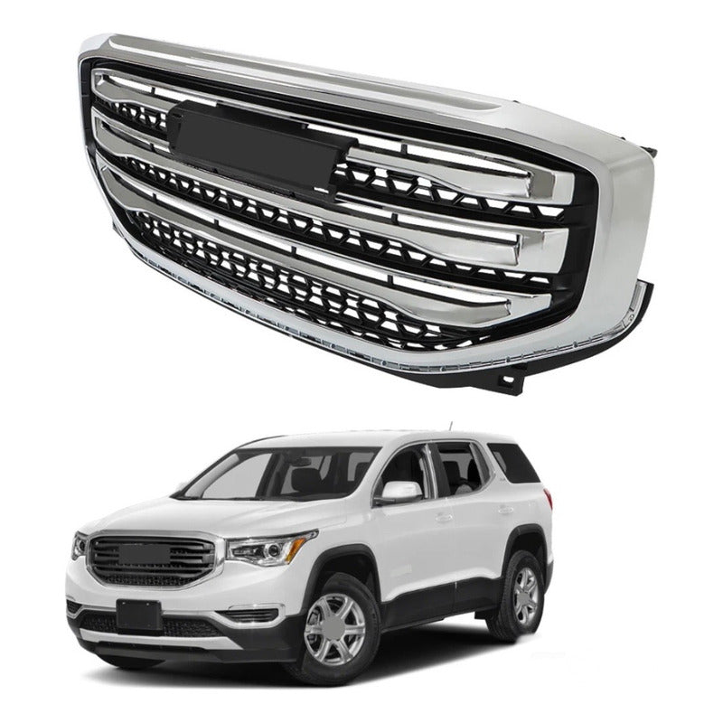 Parrilla Delantera Gmc Acadia Sle Sl 2017 2018 2019 Cromado Brillante